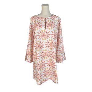 NWT Hill House The Artemis Dress in Orange Shell Mosaic Size XS
